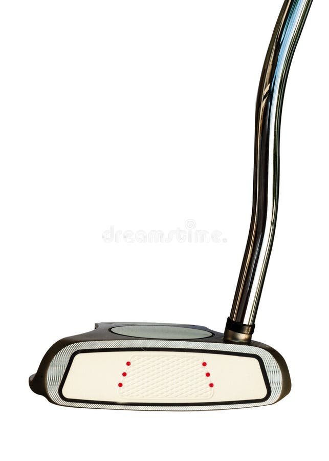 Golf club Putter on white background