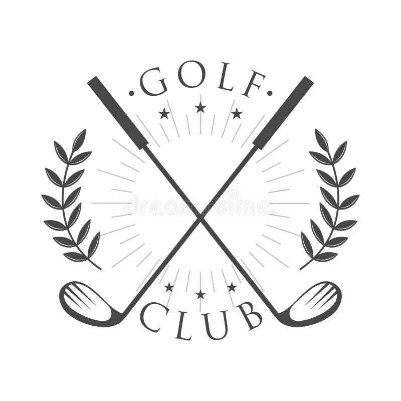 Golf club stamp stock vector. Illustration of sport 246815665