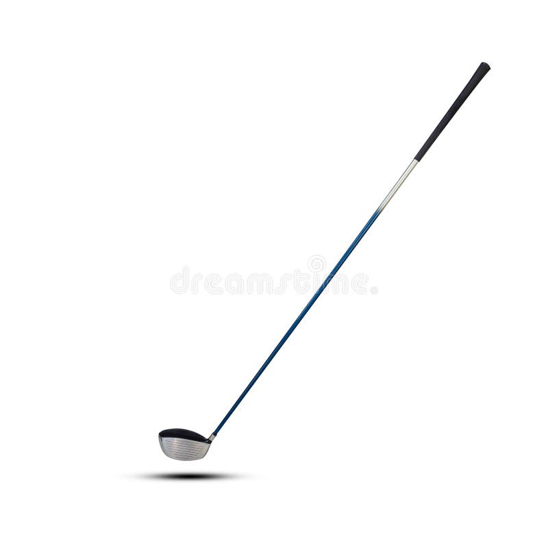 Golf club, wood no 1,driver, 1-wood,club for T-Off.isolated on white background