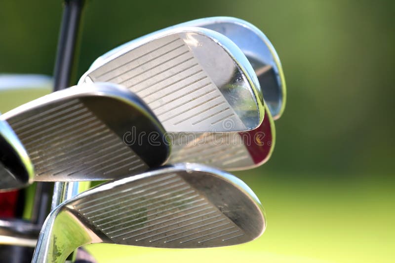 Golf Clubs stock photo. Image of green, close, sphere 9368244