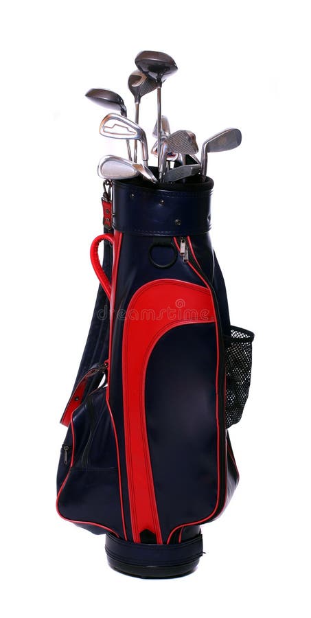 Golf clubs bag royalty free stock images