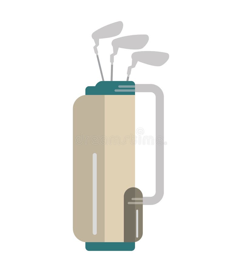 Golf Clubs Bag Equipment Isolated Icon Stock Illustrations 921 Golf