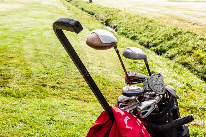 Golf clubs set stock image. Image of conceptual, playing - 55246553