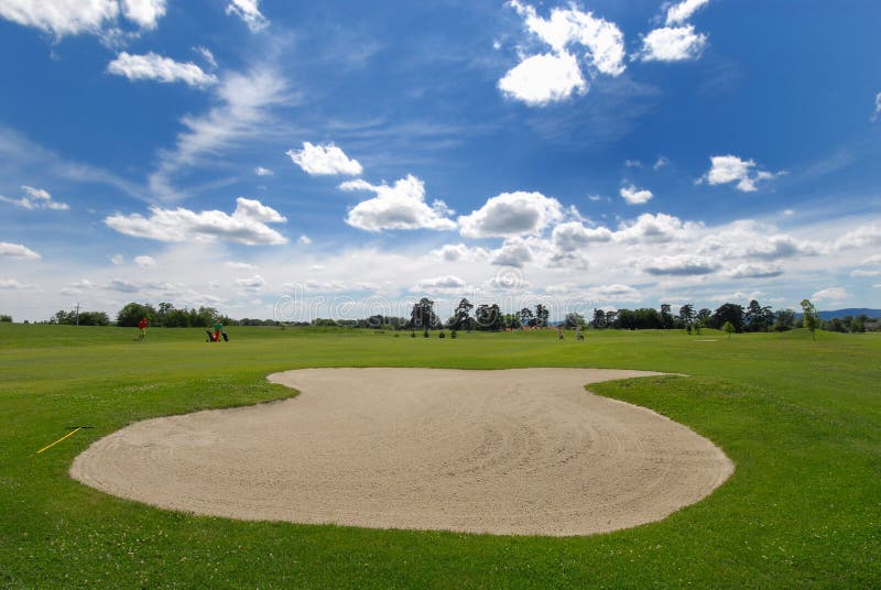 Golf course royalty free stock photos