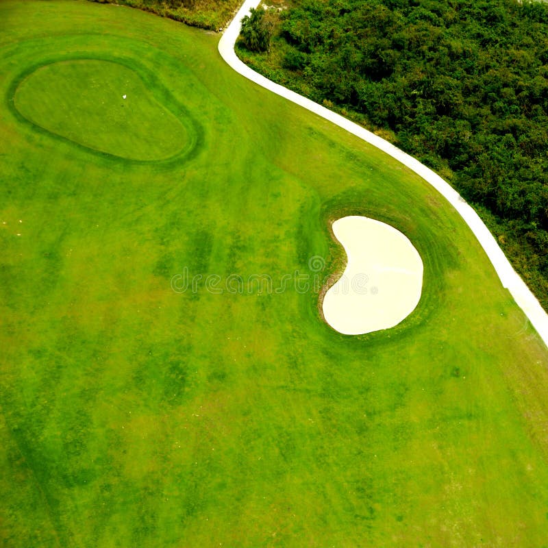 Golf course from above stock image. Image of outdoor 20654079