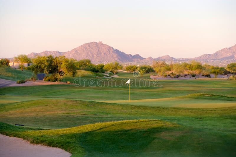 Golf course in the Arizona desert