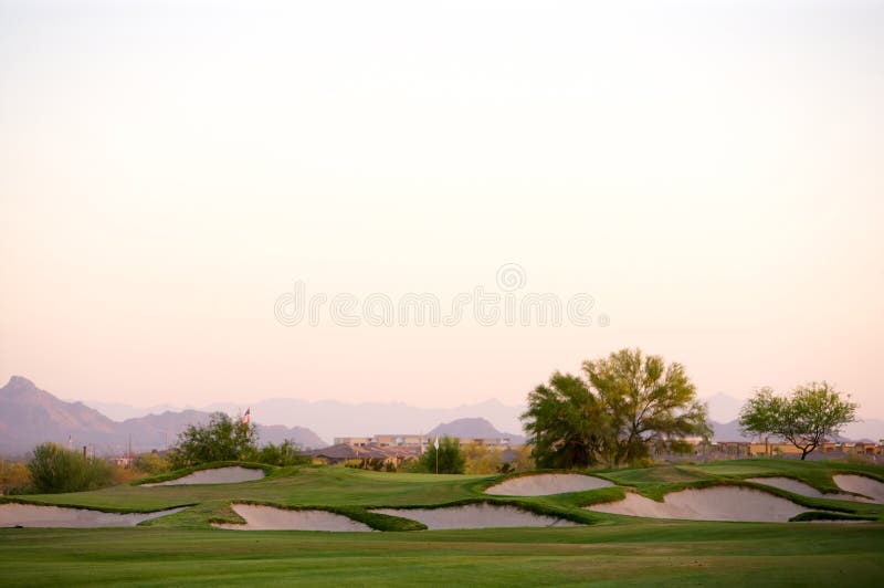 Golf course in the Arizona desert