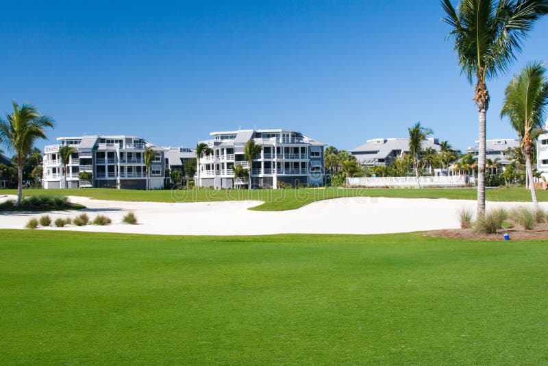Golf Course Condos stock photo. Image of retire, architecture 4481280