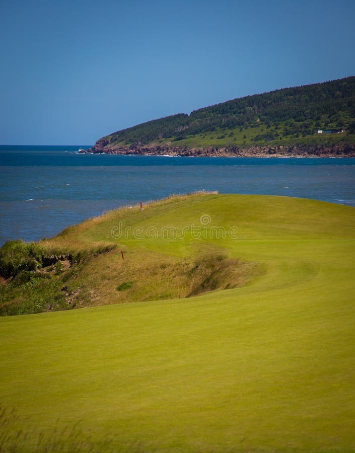 Golf Course in Nova Scotia, Canada Stock Photo Image of summer
