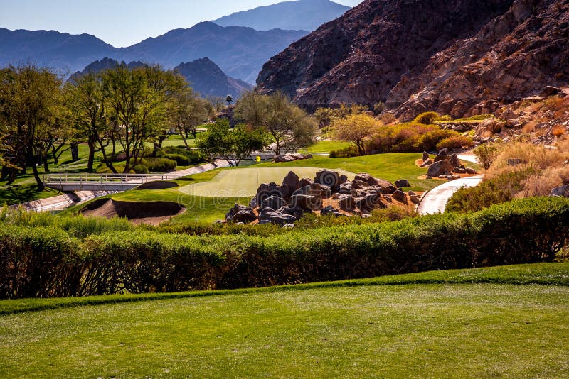 Golf Course, Palm Springs, California Stock Image Image of palm, golf