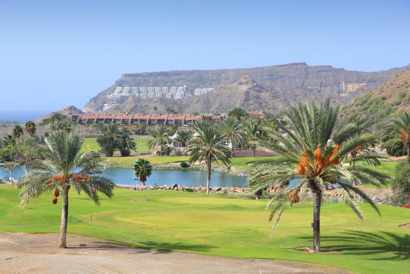 Golf di Gran Canaria immagini stock libere da diritti Golf di Gran Canaria immagini stock libere da diritti