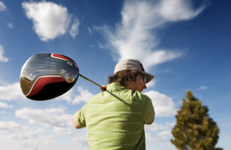 Golf driver stock photos