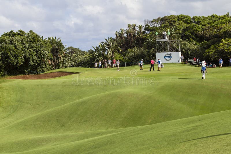 Golf Durban Country Club editorial stock photo. Image of tournament