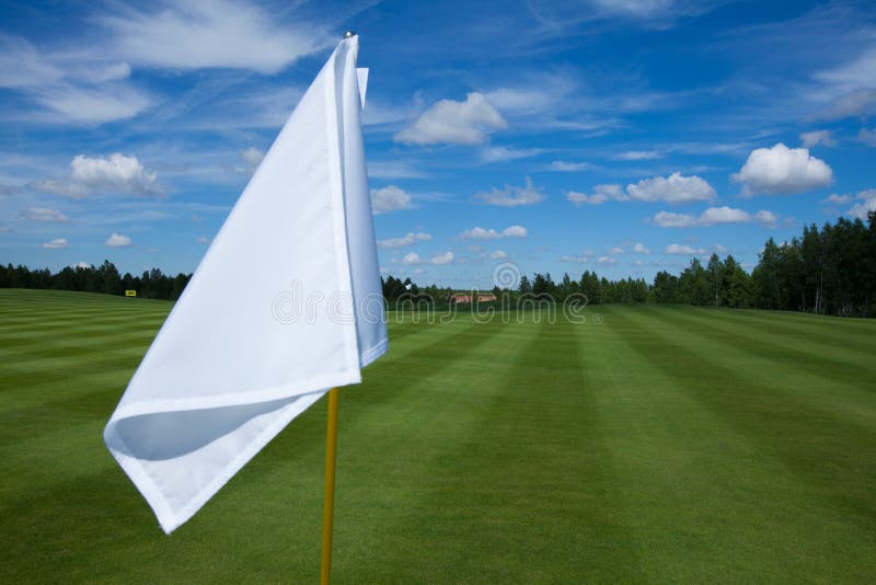 Golf flag active leisure stock photo. Image of club, sports 49590156