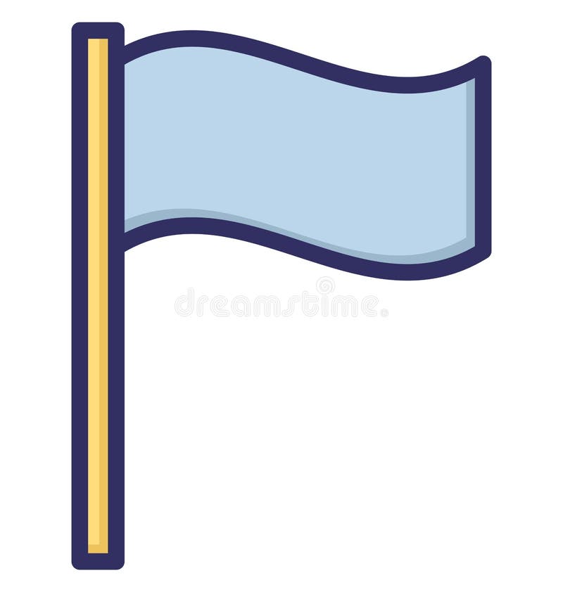 golf flag, journey Isolated Vector Icon that can be easily modified or edited stock illustration golf flag, journey Isolated Vector Icon that can be easily modified or edited stock illustration