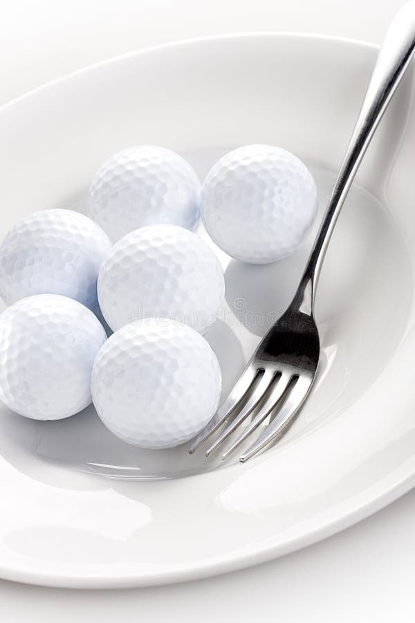 Golf fou image stock. Image du argenterie, fourchette - 44347857