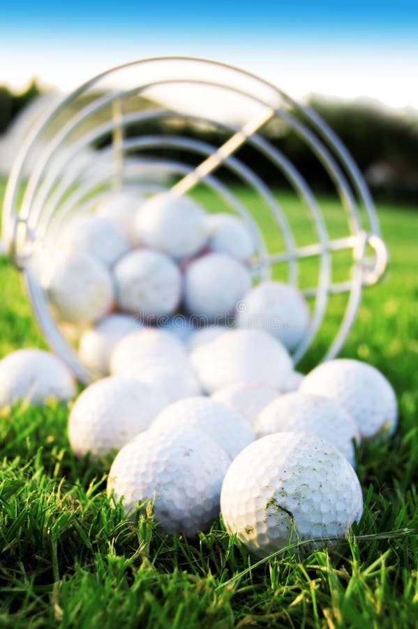 Golf ball stock image. Image of scape, ball, flag, sunny 28905423