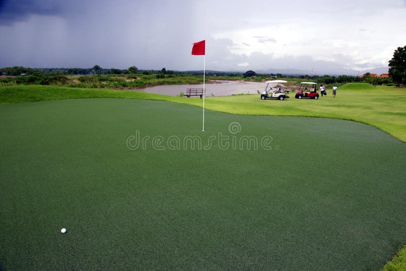 Golf green stock photo. Image of grass, grasses, garden 16647368