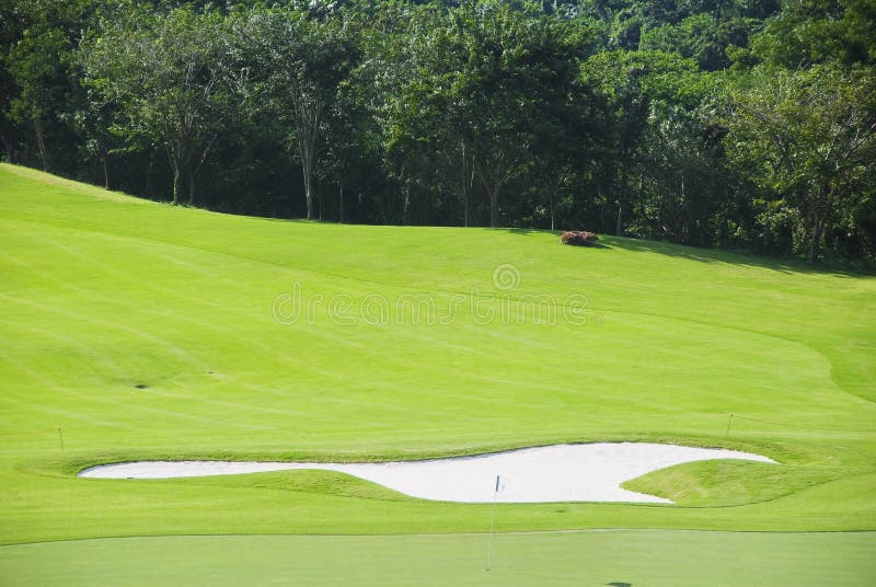 A beautiful golf course in the Philippines. A beautiful golf course in the Philippines