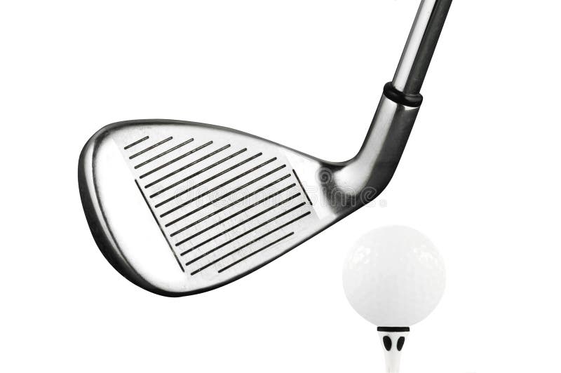 Golf Iron club tee stock photo. Image of accuracy, green 67857486