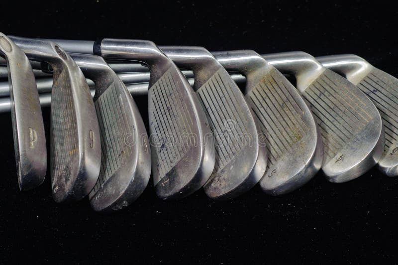 Golf irons stock photo. Image of golf, blade, clubs, pleasure 44501502