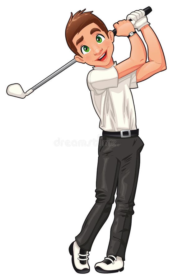 Golf player.