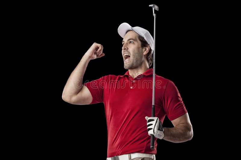 Golf Player stock image. Image of player, club, shadow - 80683977