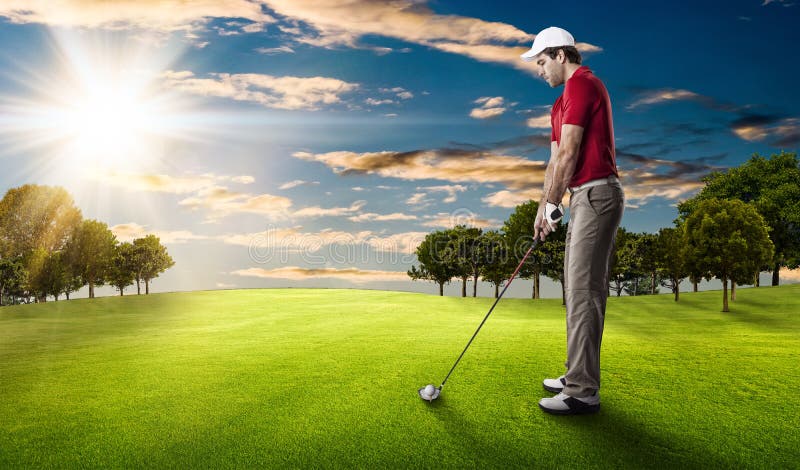 Golf Player stock photo. Image of gripping, mature, swing - 80684050