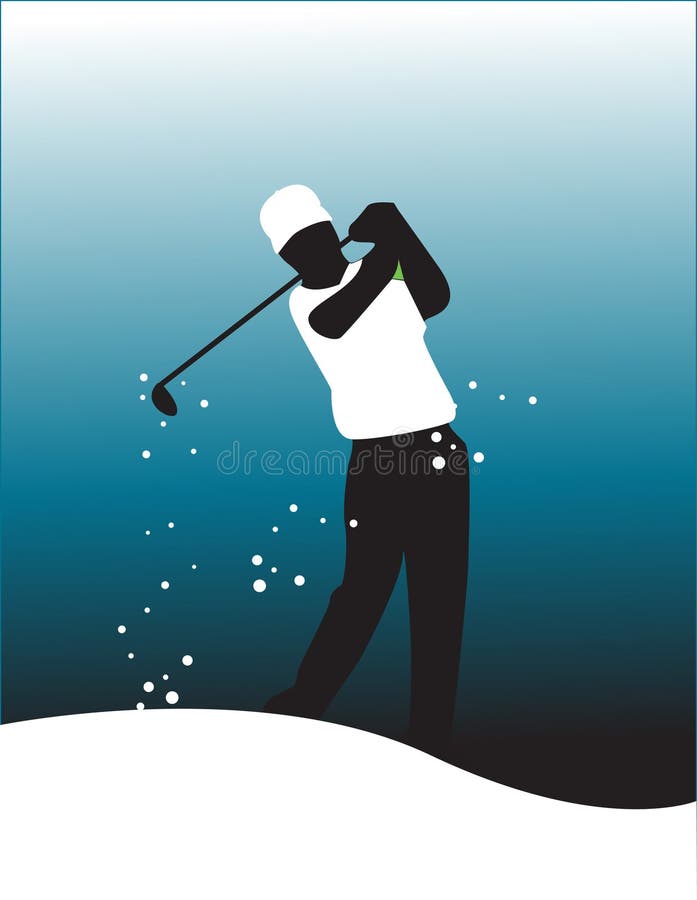 Golf player vector vector illustration