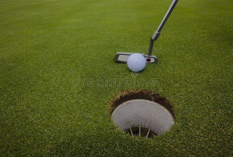 Golf Putter Ball Hole