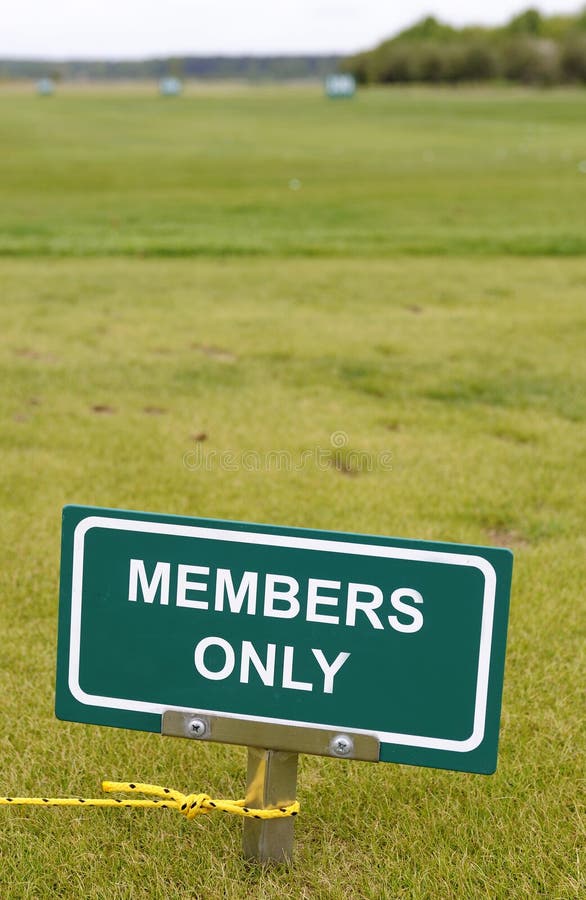 Golf sign