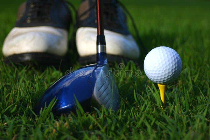 Golf spielen stockfotos Golf spielen stockfotos