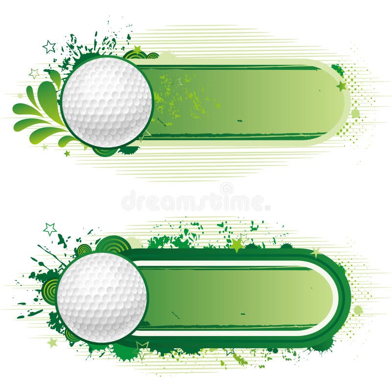 Golf sport stock vector. Image of border, blank, ornament