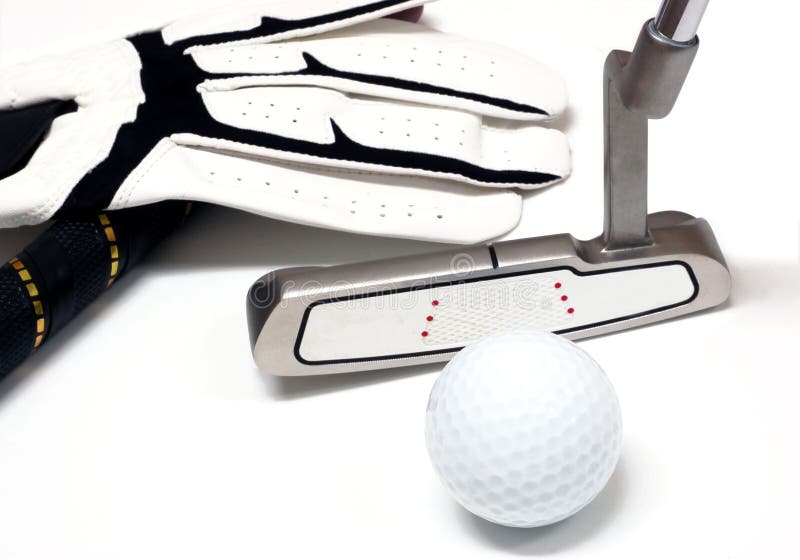 Golf Ball And Iron stock image. Image of leisure, nature 5017595