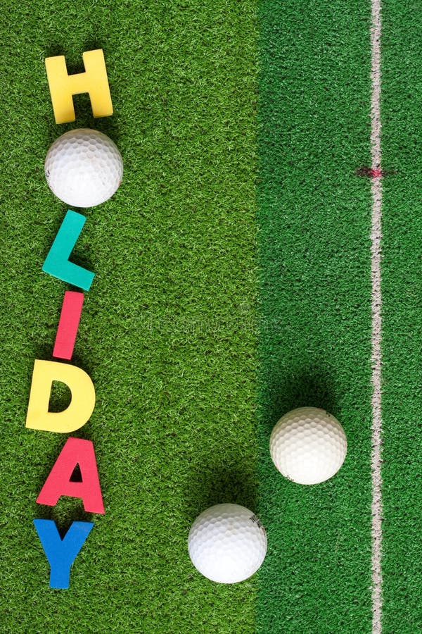 Golf su verde immagine stock libera da diritti Golf su verde immagine stock libera da diritti