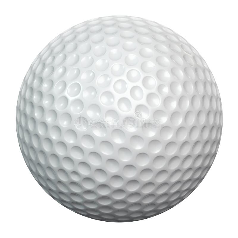 Golfbal stock illustratie