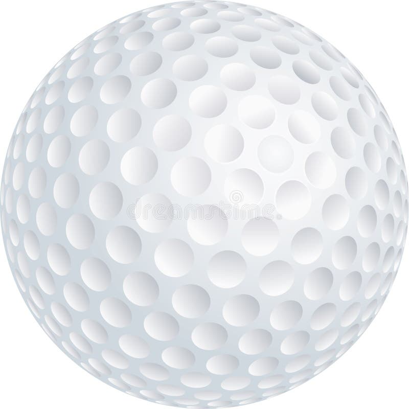 Golfbal stock illustratie