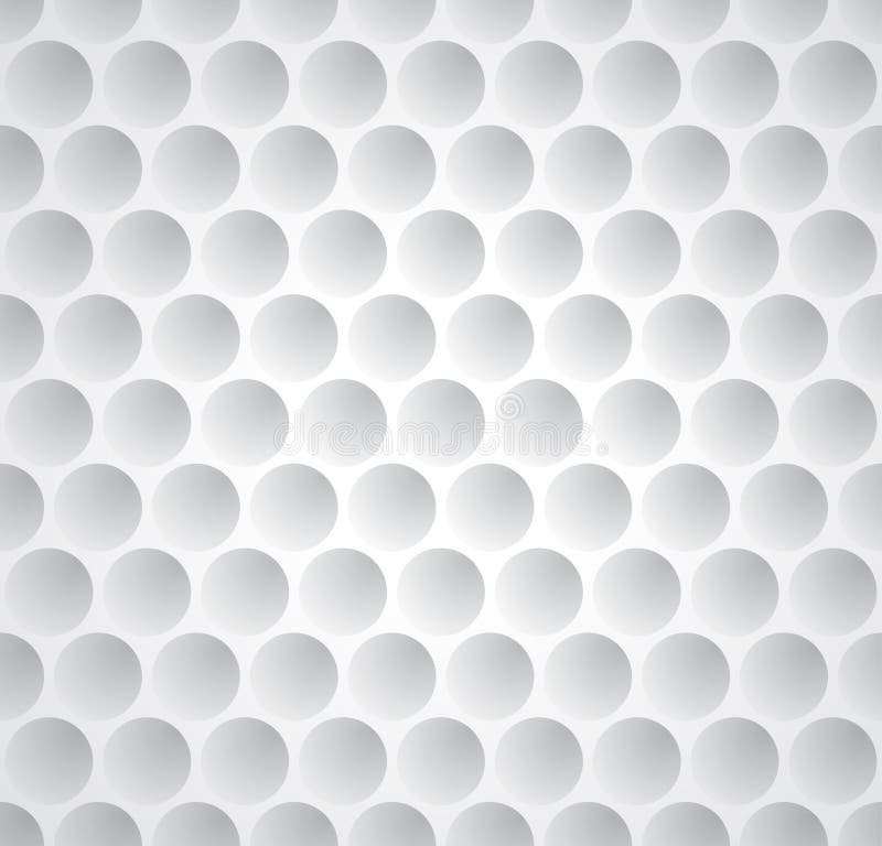 Naadloos patroon met golfballen vector illustratie