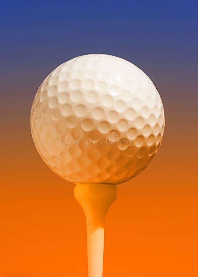 Golfball with lighting effect