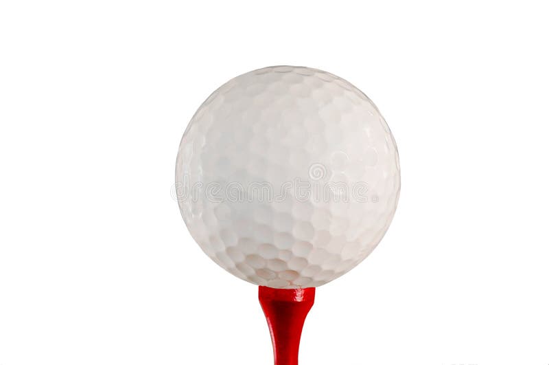 Golfball und T-Stück