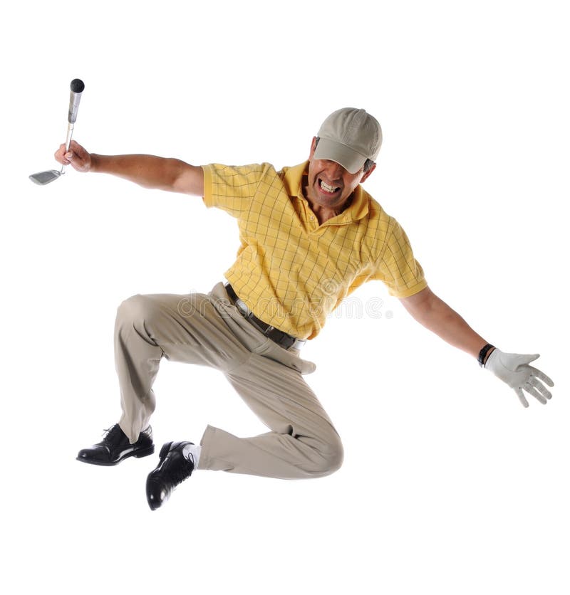 Golfer Clicking Heels