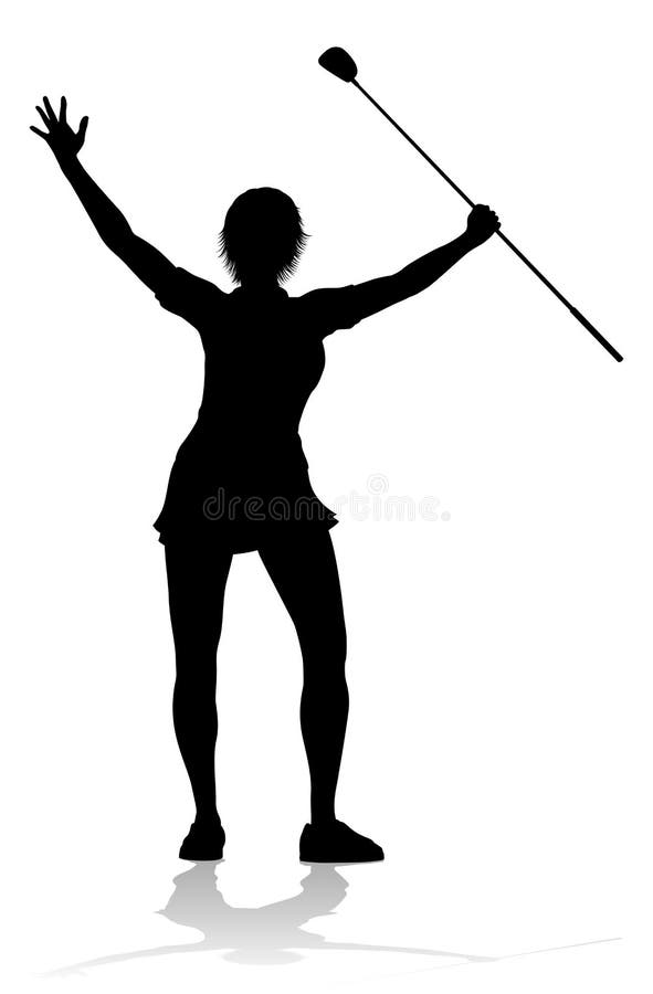 Female Golfer Silhouette Stock Illustrations – 288 Female Golfer