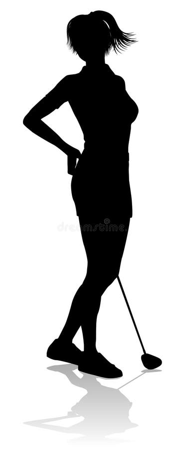 Golfer Golf Sports Person Silhouette stock illustration Golfer Golf Sports Person Silhouette stock illustration