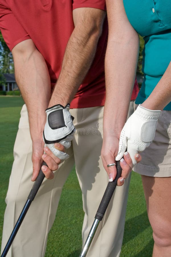 Golfers Practice Grip - Vertical