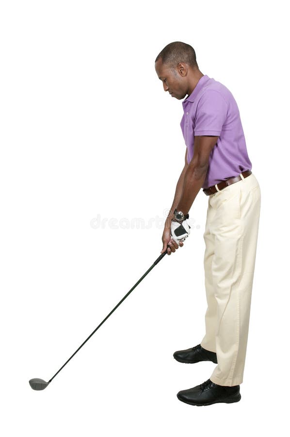 Golfeur d'homme image libre de droits Golfeur d'homme image libre de droits