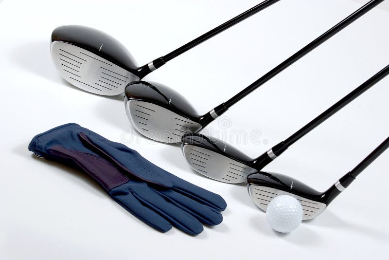 Golg clubs with glove