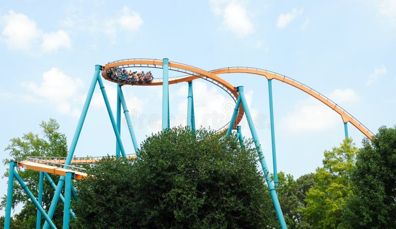 Goliath is a hyper coaster at Six Flags Over Georgia, USA. It reaches a height of 200 feet (61 m), and a top speed of 70 mph (110 km/h). Goliath is a hyper coaster at Six Flags Over Georgia, USA. It reaches a height of 200 feet (61 m), and a top speed of 70 mph (110 km/h).