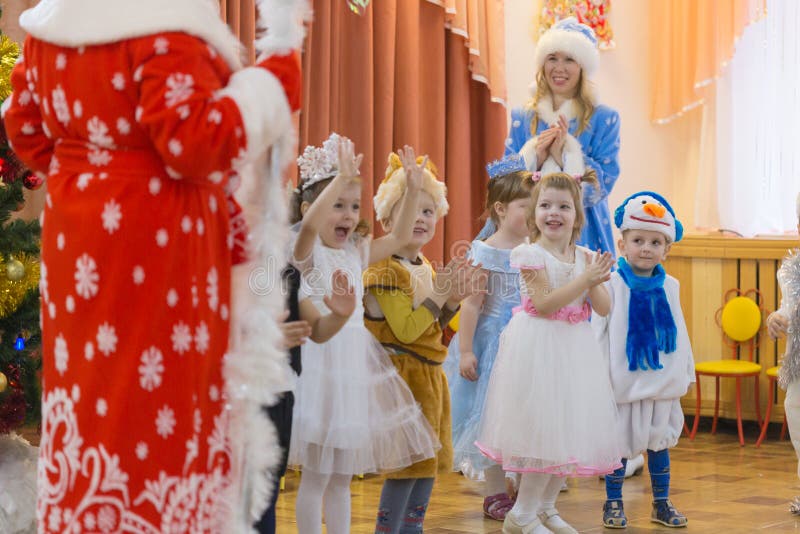 Gomel, Беларусь - 22-ое декабря 2016: Праздник ` S Нового ...