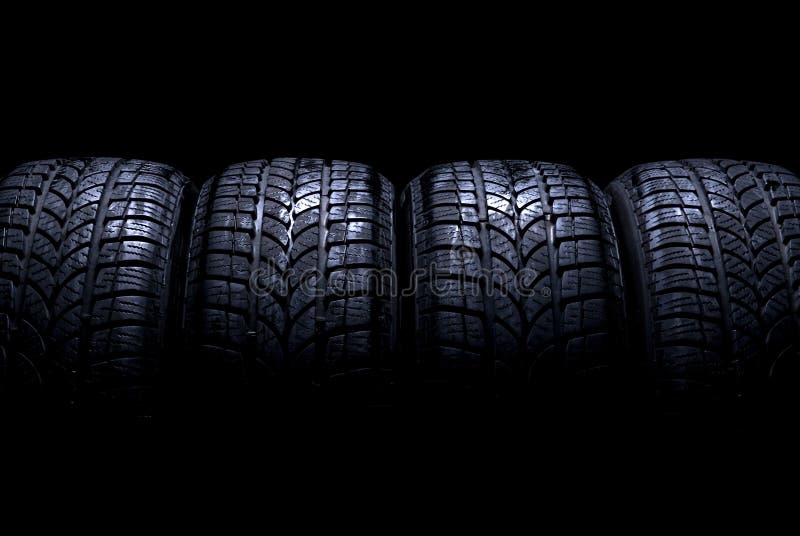 Gomme di automobile immagini stock Gomme di automobile immagini stock
