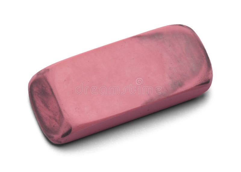 Gomme rose usée photographie stock libre de droits Gomme rose usée photographie stock libre de droits